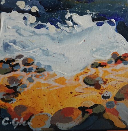 Petits Galets orange 2