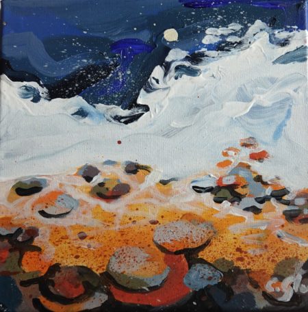 Petits Galets orange 4